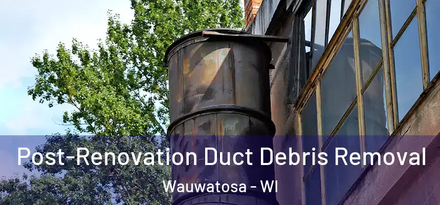  Post-Renovation Duct Debris Removal Wauwatosa - WI